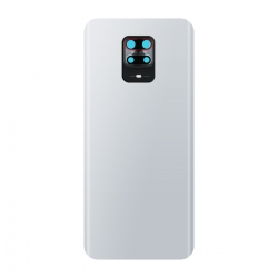 Vitre arrière compatible pour Xiaomi Redmi Note 9S Blanc Glacier photo 2