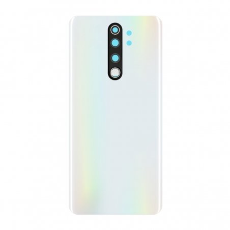 Vitre arrière compatible pour Xiaomi Redmi Note 8 Pro Perle Blanche photo 2