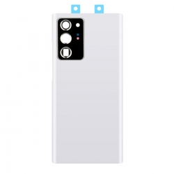 Vitre arrière compatible pour Samsung Galaxy Note 20 Ultra Blanc photo 1