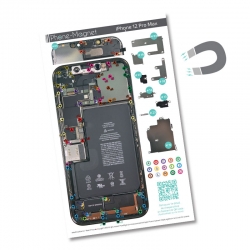 Patron magnétique d'aide au montage pour iPhone 12 Pro Max
