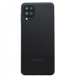 Coque arrière Noire d'origine pour Samsung Galaxy A12_photo1