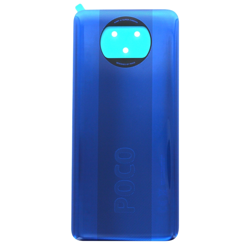 Vitre arrière pour Xiaomi Poco X3 Bleu_photo1