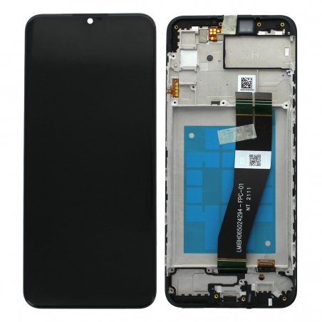 Bloc écran PLS LCD pré-monté sur châssis pour Samsung Galaxy A02s_photo1b