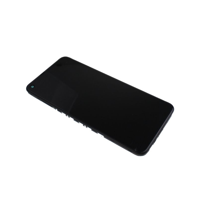 Bloc écran IPS LCD et vitre pré-montés sur châssis pour Xiaomi Redmi Note 9T Noir photo 1