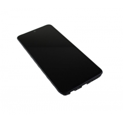 Bloc écran Super AMOLED et vitre pré-montés sur châssis pour Xiaomi Redmi Note 10 Noir photo 1