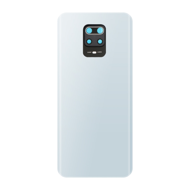 Vitre arrière compatible pour Xiaomi Redmi Note 9 Pro Blanc photo 1