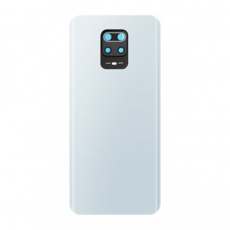 Vitre arrière compatible pour Xiaomi Redmi Note 9 Pro Blanc photo 1