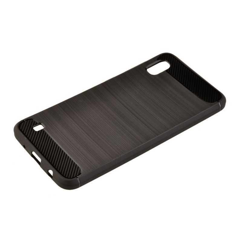 Housse effet Carbone pour Apple iPhone 12 mini - Noir photo 0