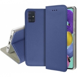 Housse smart magnet pour Samsung A51 5G - Bleu marine photo 0