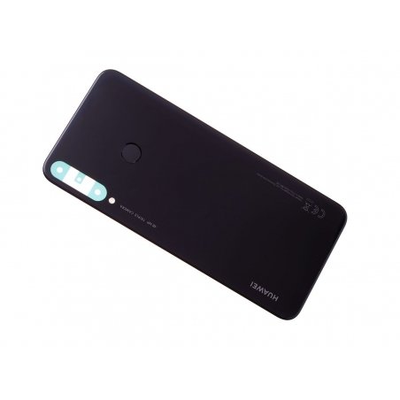 Vitre arrière + lecteur d'empreintes pour Huawei P40 lite E Noir photo 1