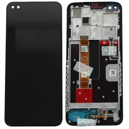 Bloc écran vitre + IPS LCD pré-monté sur châssis pour Oppo Reno4 Z Noir_photo2