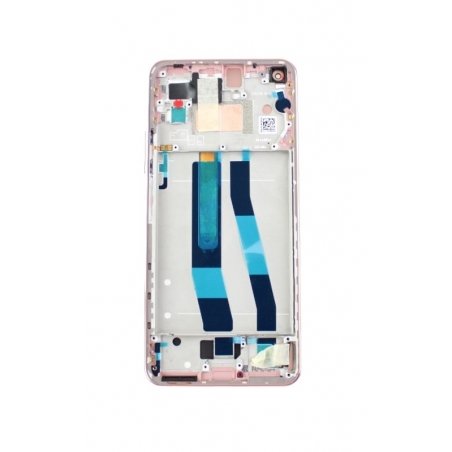 Bloc écran vitre + AMOLED pré-monté sur châssis pour Xiaomi Mi 11 Lite - Rose photo 0b