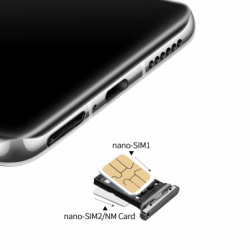 Rack SIM et SD pour Huawei P40 - Argent photo 0
