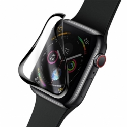 Verre trempé pour Apple Watch série 4 (40 mm) - Noir photo 1