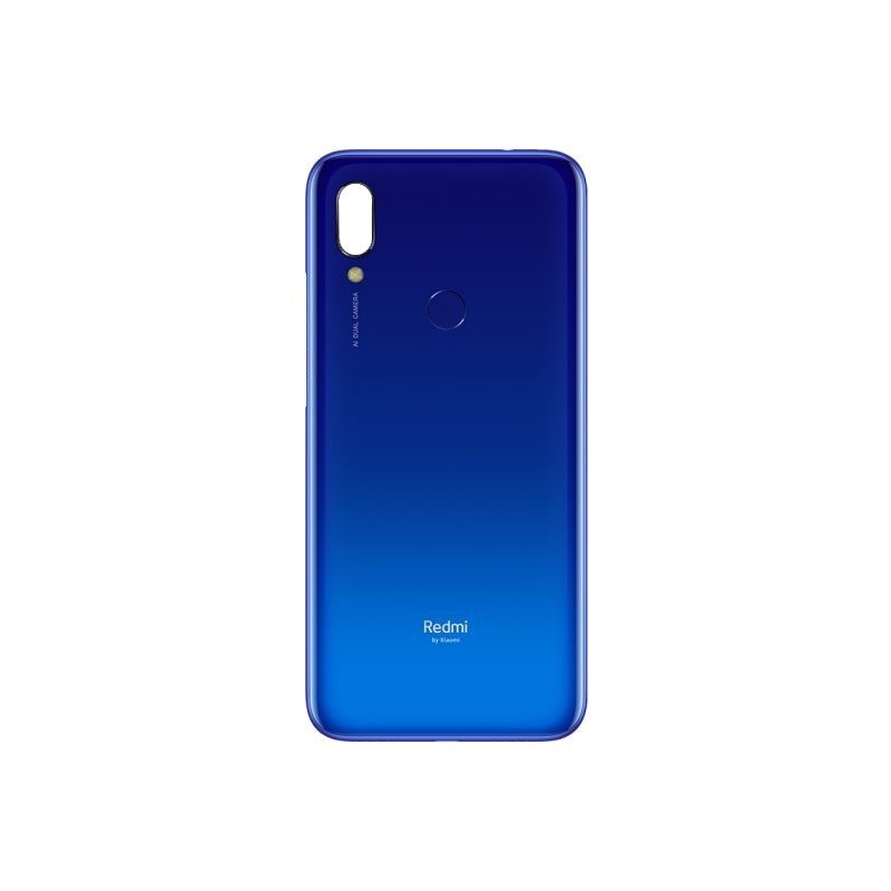 Vitre arrière d'origine pour Xiaomi Redmi 7 - Bleu photo 0