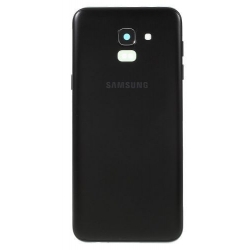 Vitre arrière d'origine pour Samsung Galaxy J6 2018 - Noir photo 0