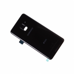 Vitre arrière originale d'occasion de Samsung Galaxy A8 2018 - Noir photo 0