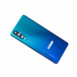 Vitre arrière originale d'occasion pour Huawei P30 - Aurora Blue (Bleu) photo 0