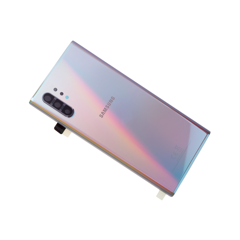 Vitre arrière originale d'occasion pour Samsung Galaxy Note 10 Plus - Argent Stellaire photo 0