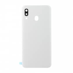 Vitre arrière compatible Samsung Galaxy A30 Blanc photo 1