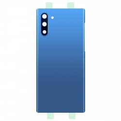 Vitre arrière compatible Samsung Galaxy Note10 Bleu photo 1