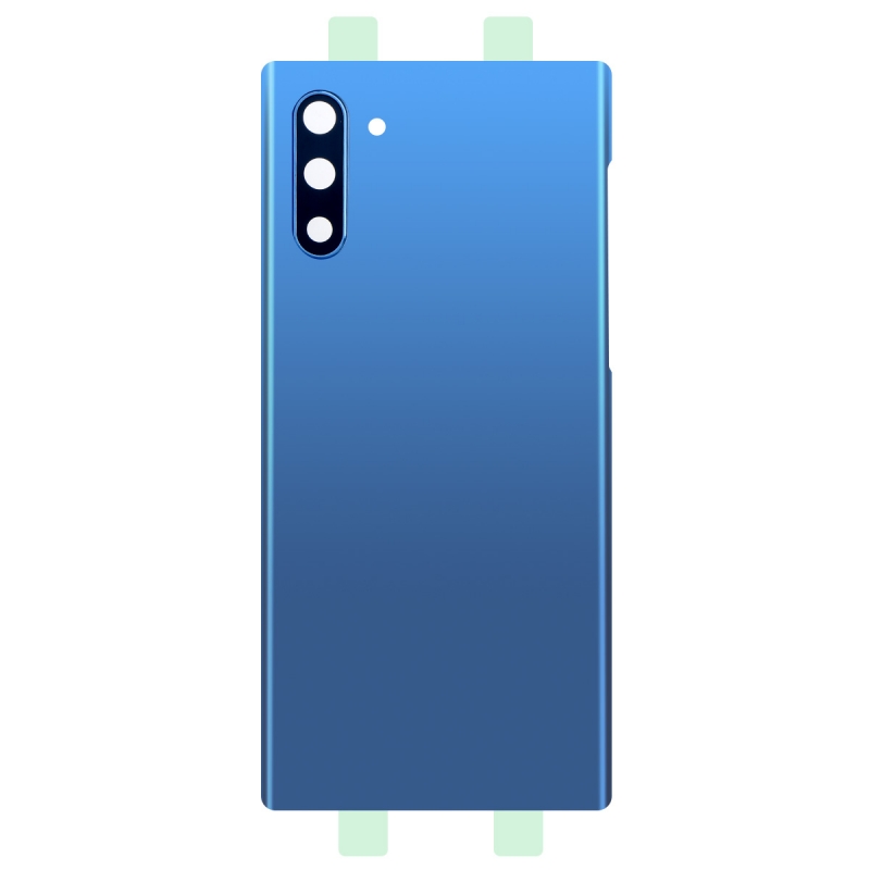 Vitre arrière compatible Samsung Galaxy Note10 Bleu photo 1