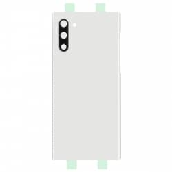 Vitre arrière compatible Samsung Galaxy Note10 Blanc photo 1