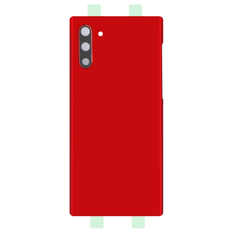 Vitre arrière compatible Samsung Galaxy Note10 Rouge photo 1