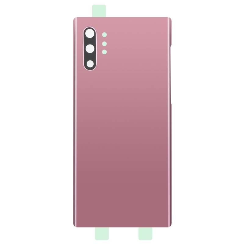 Vitre arrière compatible Samsung Galaxy Note10+ Rose photo 1