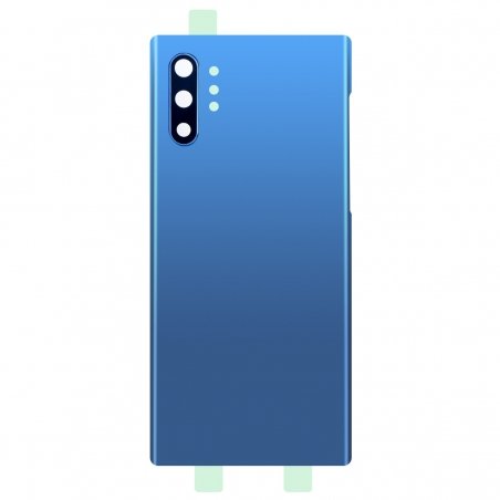 Vitre arrière compatible Samsung Galaxy Note10+ Bleu photo 1