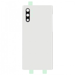 Vitre arrière compatible Samsung Galaxy Note10+ Blanc photo 1