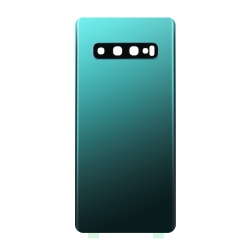 Vitre arrière compatible Samsung Galaxy S10 Vert photo 1