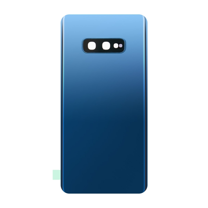 Vitre arrière compatible Samsung Galaxy S10e Bleu photo 1