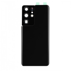 Vitre arrière compatible Samsung Galaxy S21 Ultra Noir photo 1