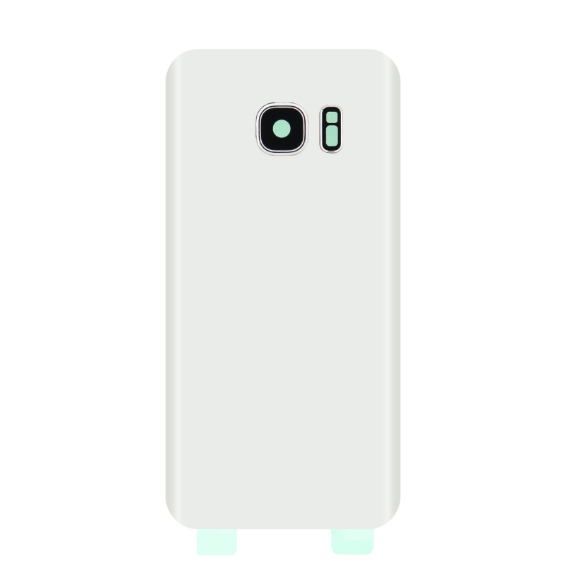 Vitre arrière compatible Samsung Galaxy S7 Edge Blanc photo 1