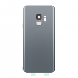 Vitre arrière compatible Samsung Galaxy S9 Argent photo 1