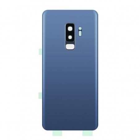 Vitre arrière compatible Samsung Galaxy S9+ Bleu photo 1