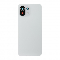 Vitre Arrière compatible Xiaomi Mi 11 Lite 5G Blanc photo 1