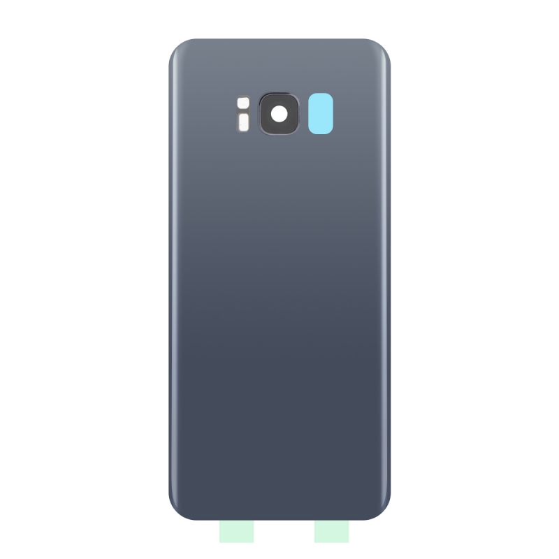 Vitre arrière compatible pour Samsung Galaxy S8 Gris Orchidée photo 1