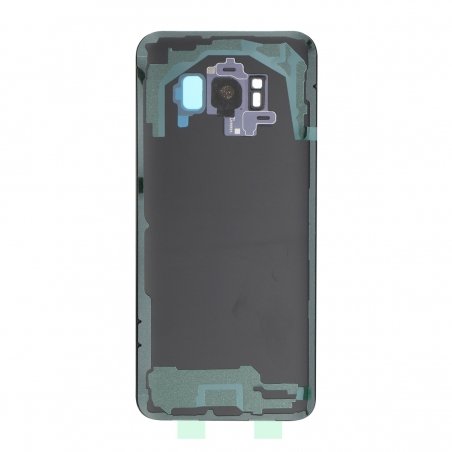 Vitre arrière compatible pour Samsung Galaxy S8 Gris Orchidée photo 2