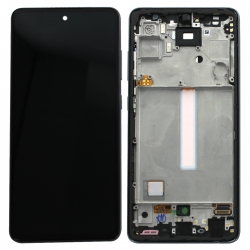 Bloc écran pré-monté sur châssis pour Samsung Galaxy A52 & A52 (5G) Noir_photo1