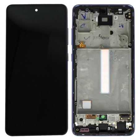 Bloc écran pré-monté sur châssis pour Samsung Galaxy A52 & A52 (5G) Violet_photo1b