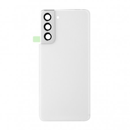Vitre arrière compatible pour Samsung Galaxy S21 Blanc photo 1