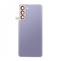 Vitre arrière compatible pour Samsung Galaxy S21 Violet photo 1