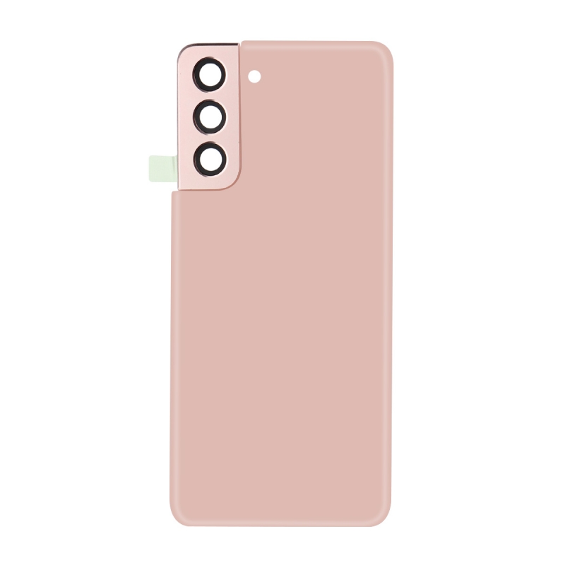 Vitre arrière compatible pour Samsung Galaxy S21 Rose photo 1