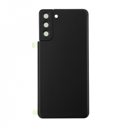 Vitre arrière compatible pour Samsung Galaxy S21+ Noir photo 1