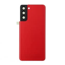 Vitre arrière compatible pour Samsung Galaxy S21+ Rouge photo 1