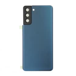 Vitre arrière compatible pour Samsung Galaxy S21+ Bleu photo 1