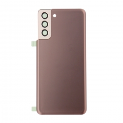 Vitre arrière compatible pour Samsung Galaxy S21+ Bronze photo 1