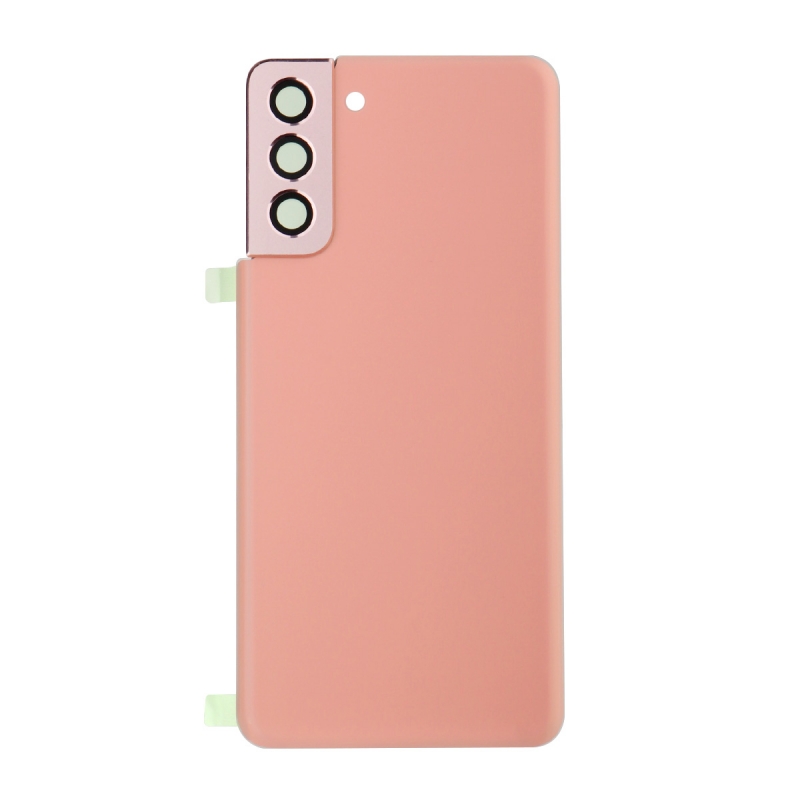 Vitre arrière compatible pour Samsung Galaxy S21+ Rose photo 1